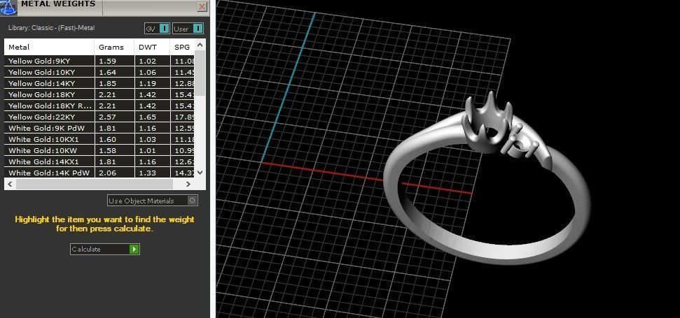 Solitaire ring Model 5079 3D print model_7