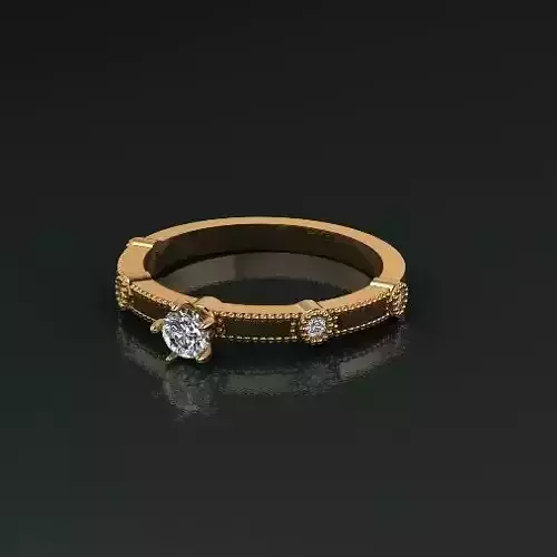 Solitaire ring Model 5078
