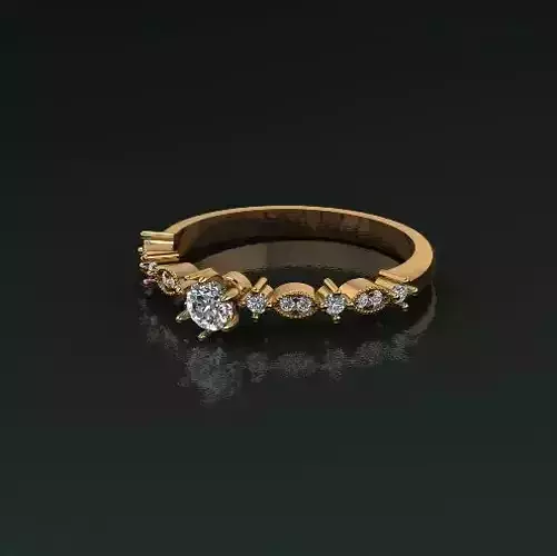 Solitaire ring Model 5077