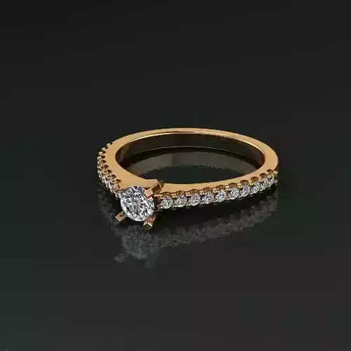 Solitaire ring Model 5076