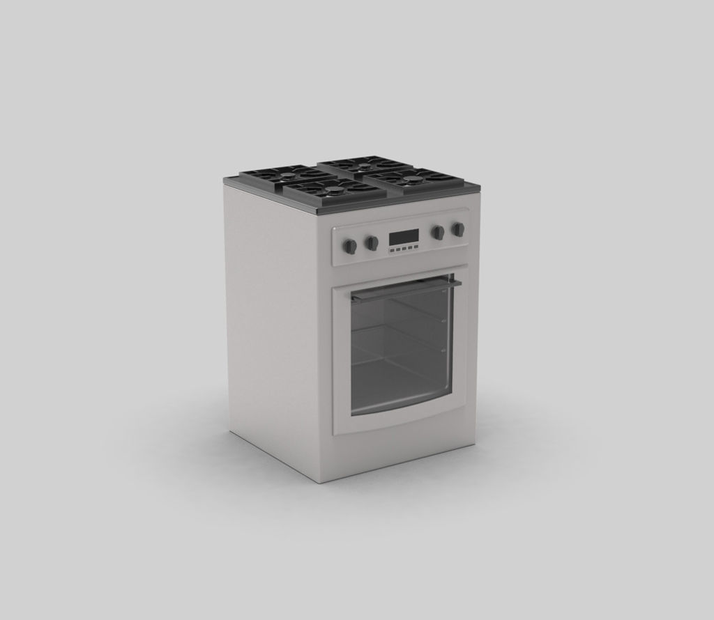 Oven 3D model Free 3D model_2