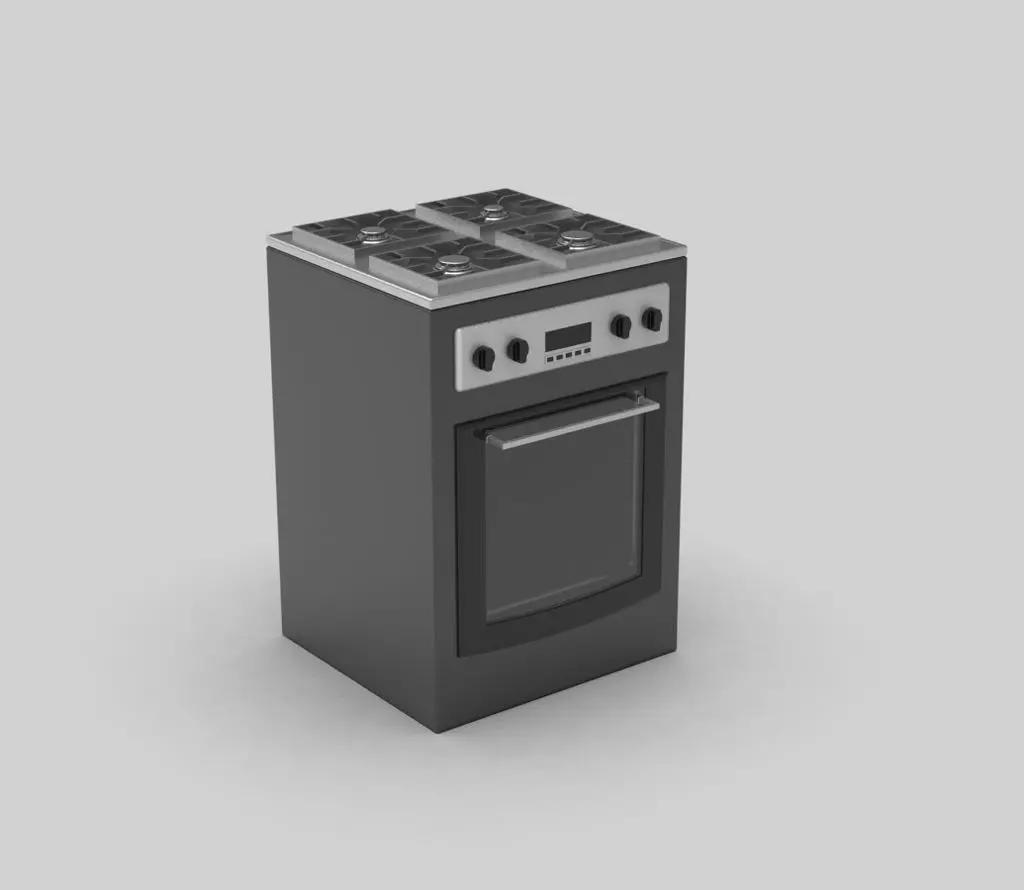 Oven 3D model Free 3D model_0