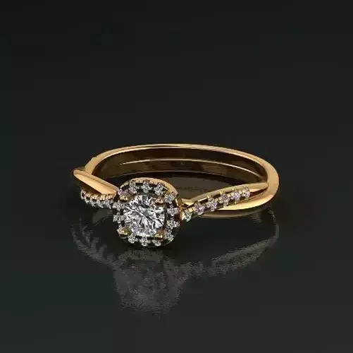 Solitaire ring Model 5074