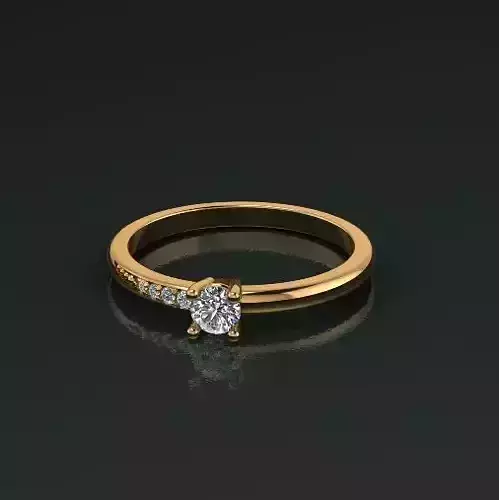 Solitaire ring Model 5072