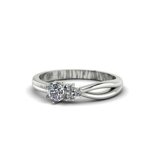 Solitaire ring Model 5071 3D print model_1