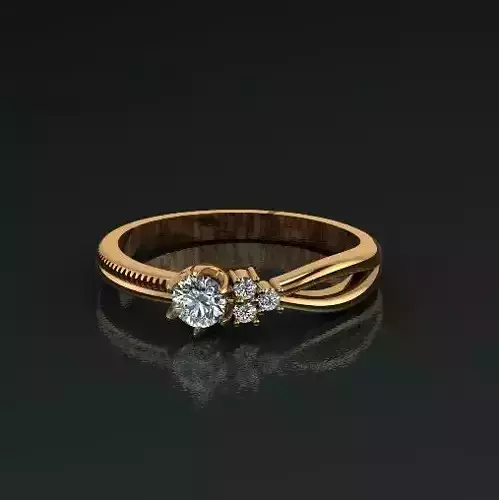 Solitaire ring Model 5071