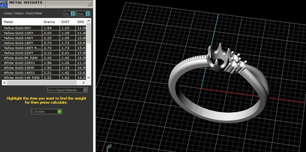 Solitaire ring Model 5071 3D print model_7