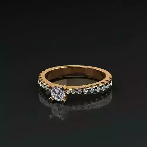 Solitaire ring Model 5070