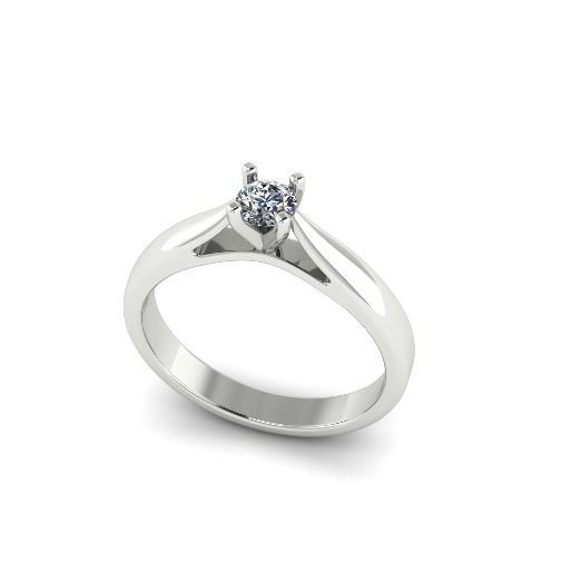 Solitaire ring Model 5069 3D print model_1