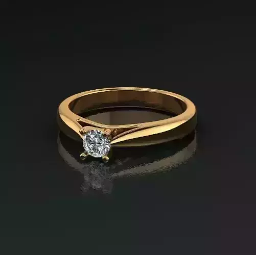 Solitaire ring Model 5069