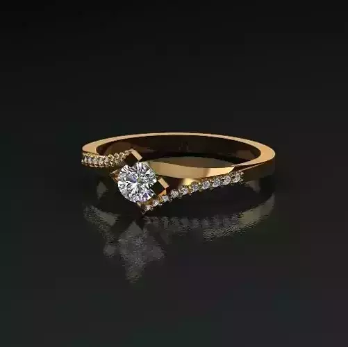 Solitaire ring Model 5068