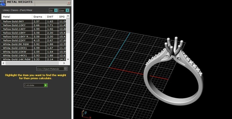 Solitaire ring Model 5066 3D print model_7