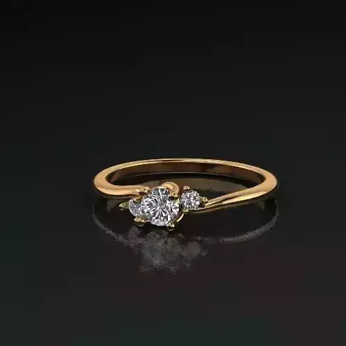 Solitaire ring Model 5062