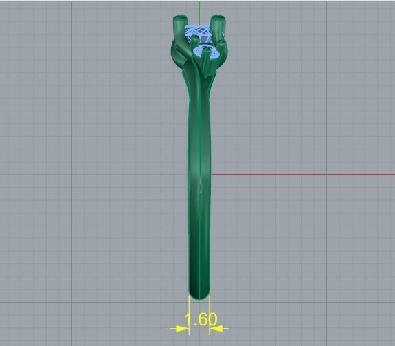 Solitaire ring Model 5062 3D print model_6