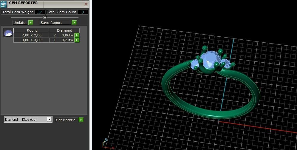 Solitaire ring Model 5062 3D print model_8