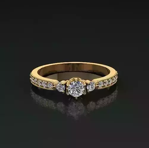 Solitaire ring Model 5061