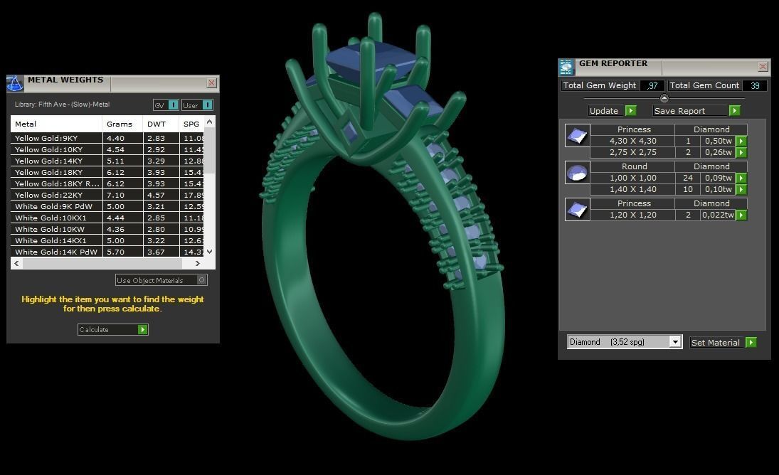 ring code 210 3D print model_2