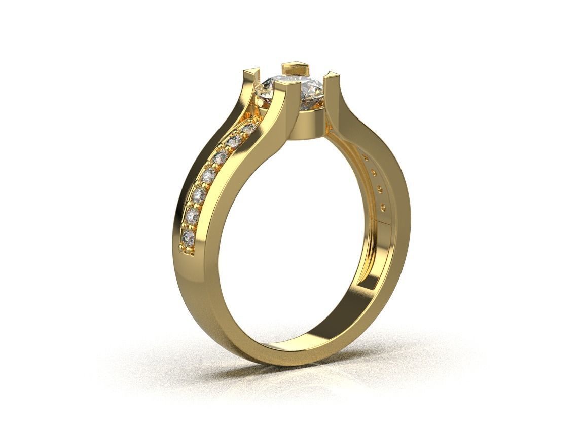 ring code 204 3D print model_12