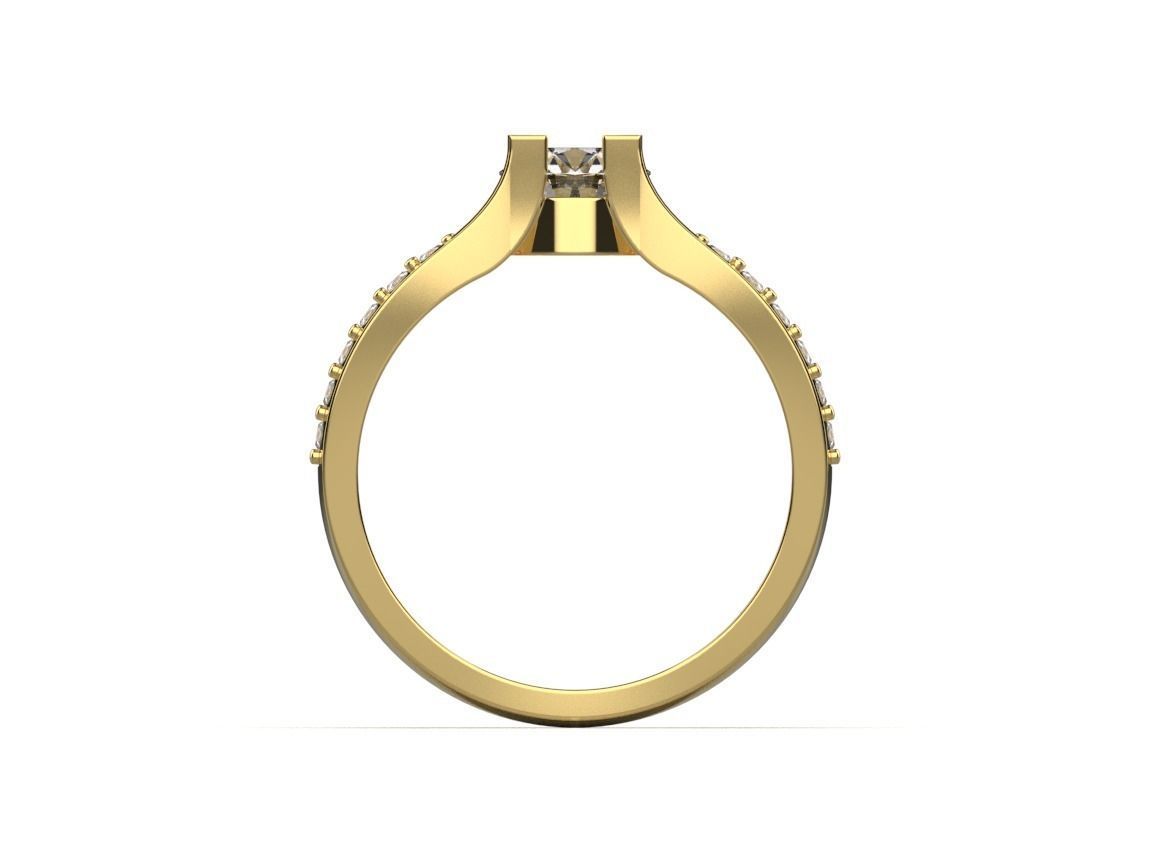 ring code 204 3D print model_7