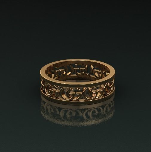 Ring GG Model 5053 3D print model_1