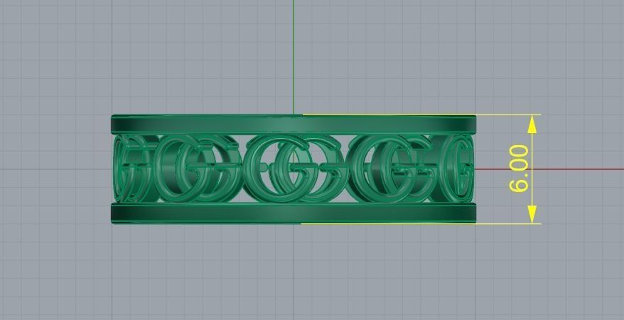 Ring GG Model 5053 3D print model_6