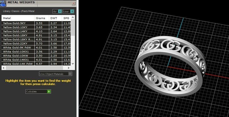 Ring GG Model 5053 3D print model_7
