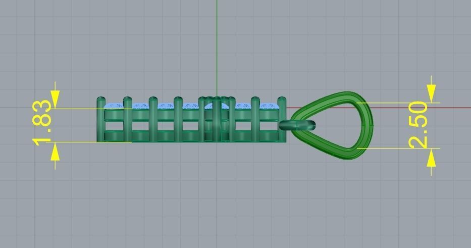 Pendant cross Model 5051 3D print model_6