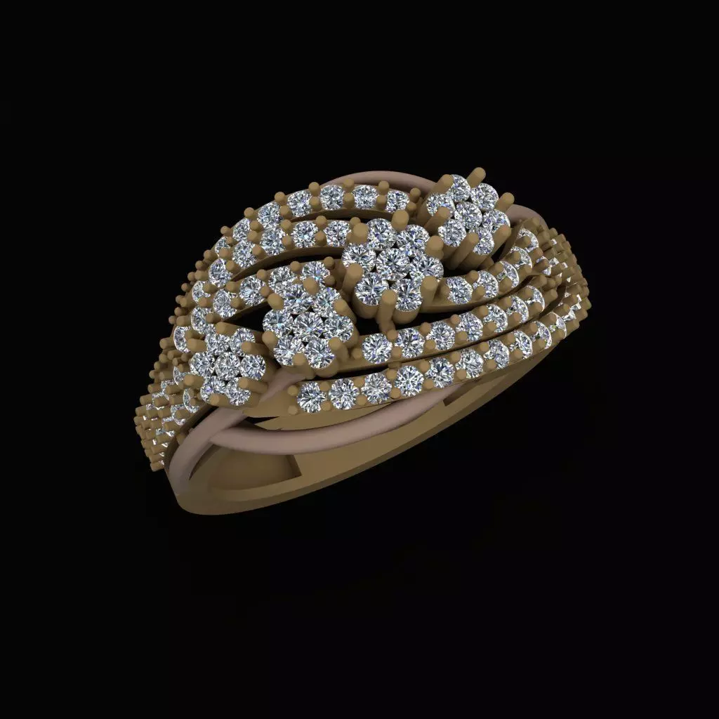 Diamond Ring 3D print model