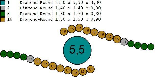 ring code 192 3D print model_3
