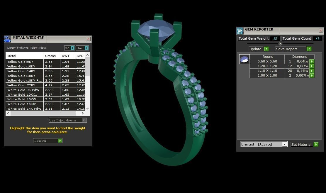 ring code 191 3D print model_2