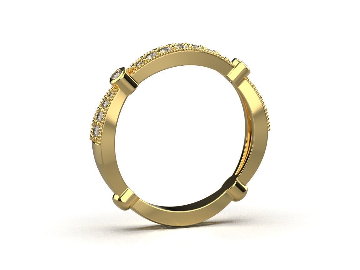 ring code 184 3D print model_12