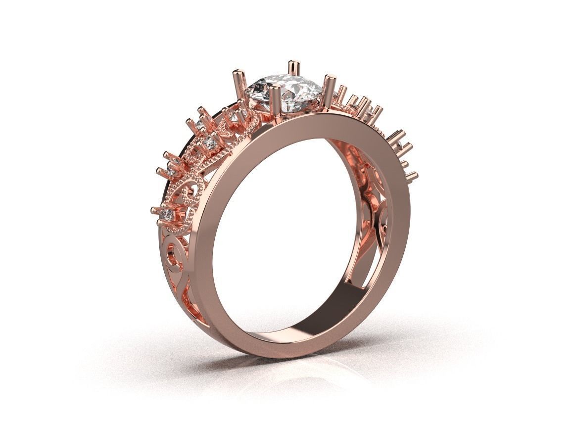 ring code 180 3D print model_11