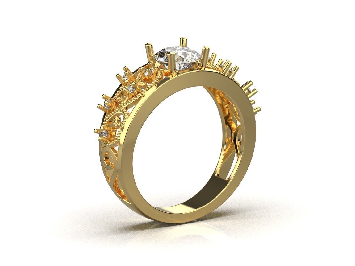 ring code 180 3D print model_12