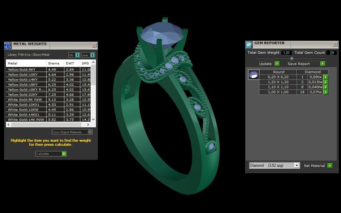 ring code 176 3D print model_2