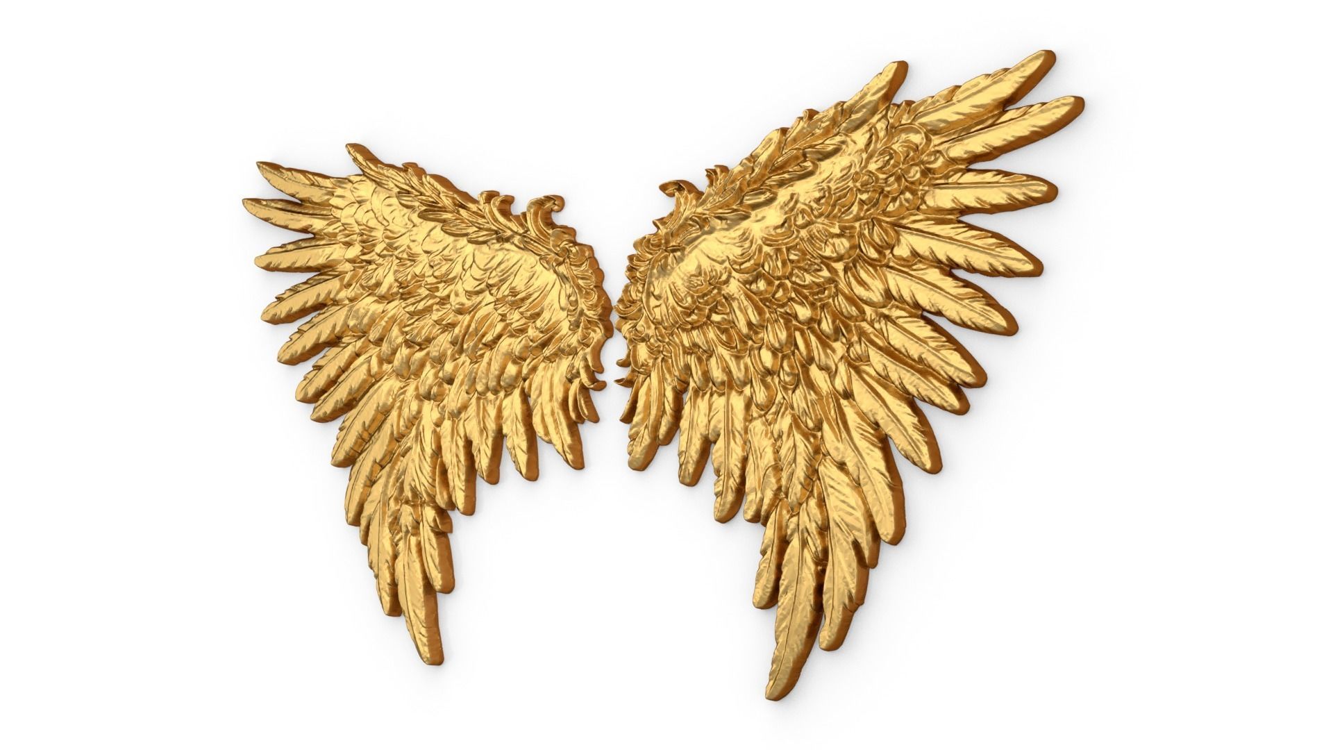 Wings Printable carved decor 11 3D model_2