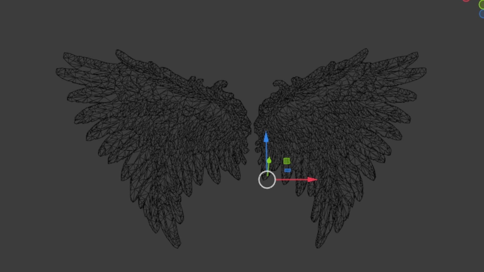 Wings Printable carved decor 11 3D model_5