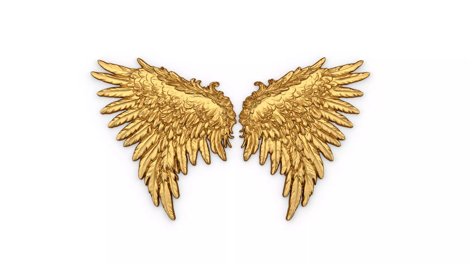 Wings Printable carved decor 11 3D model_0