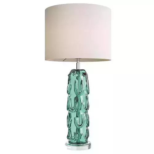 Aqua Crystal Vase Table Lamp Liang and Eimil Gabor