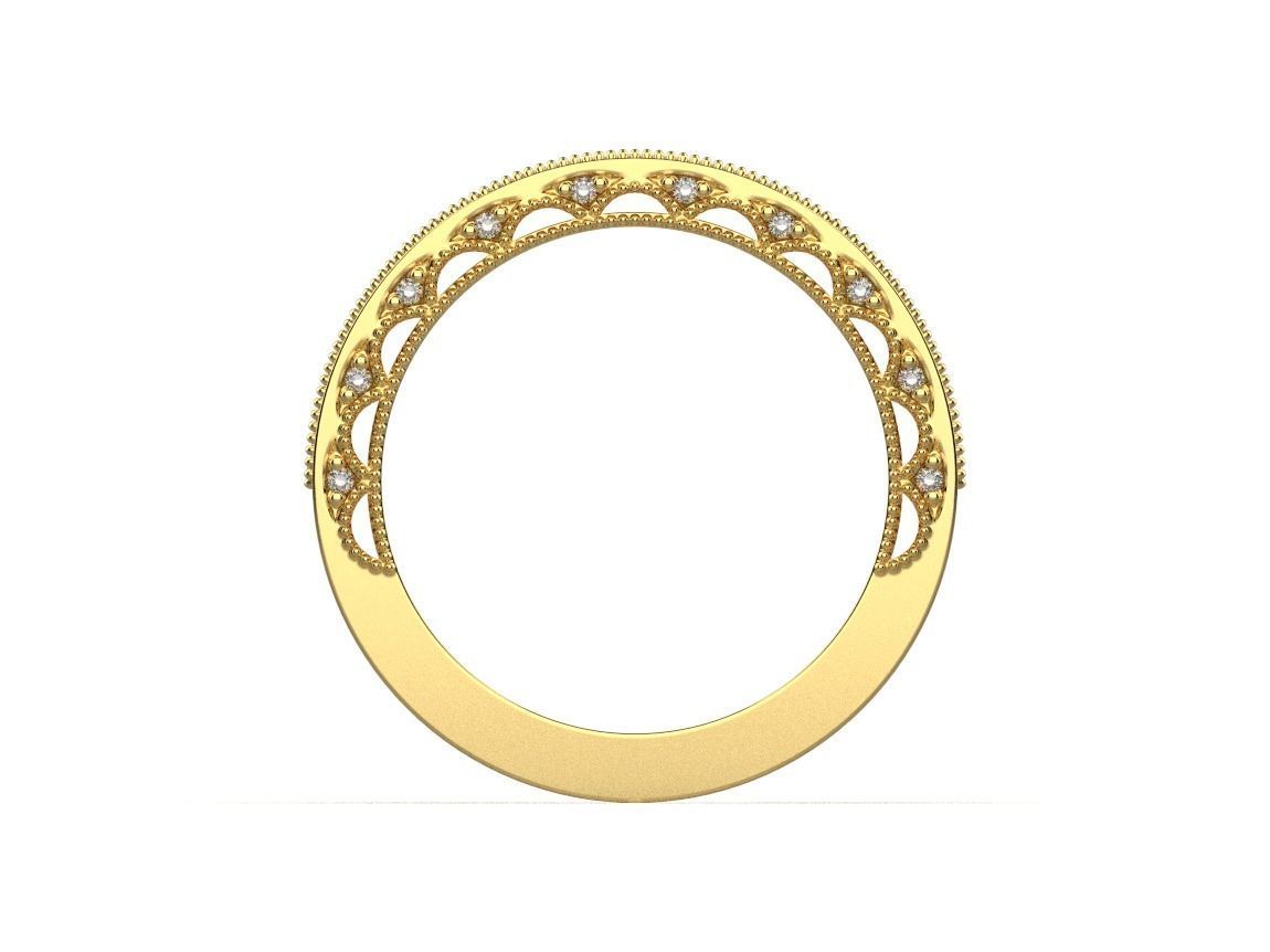 ring code 166 3D print model_7