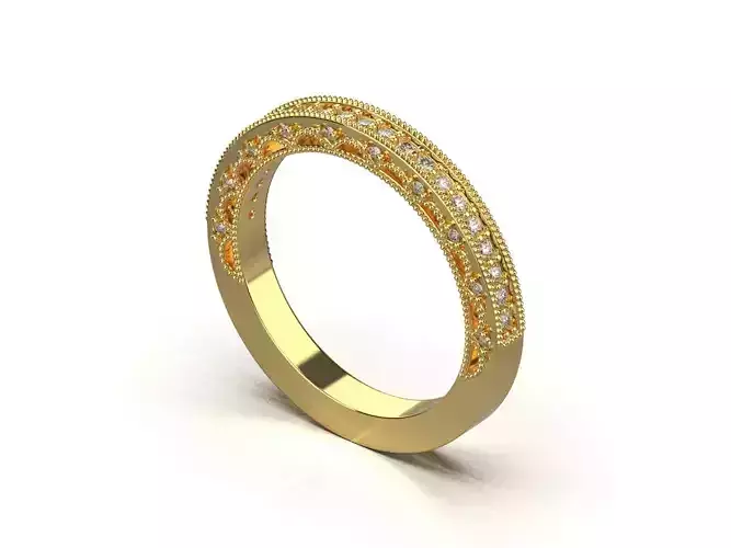 ring code 166 3D print model