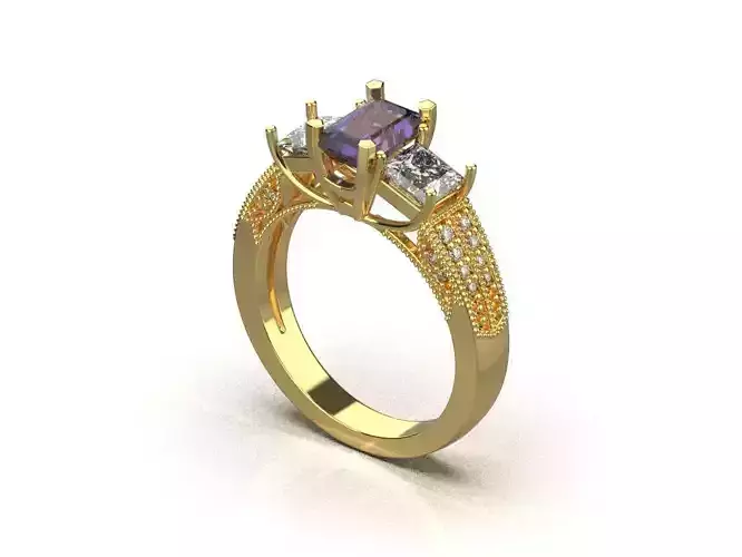 ring code 158 3D print model