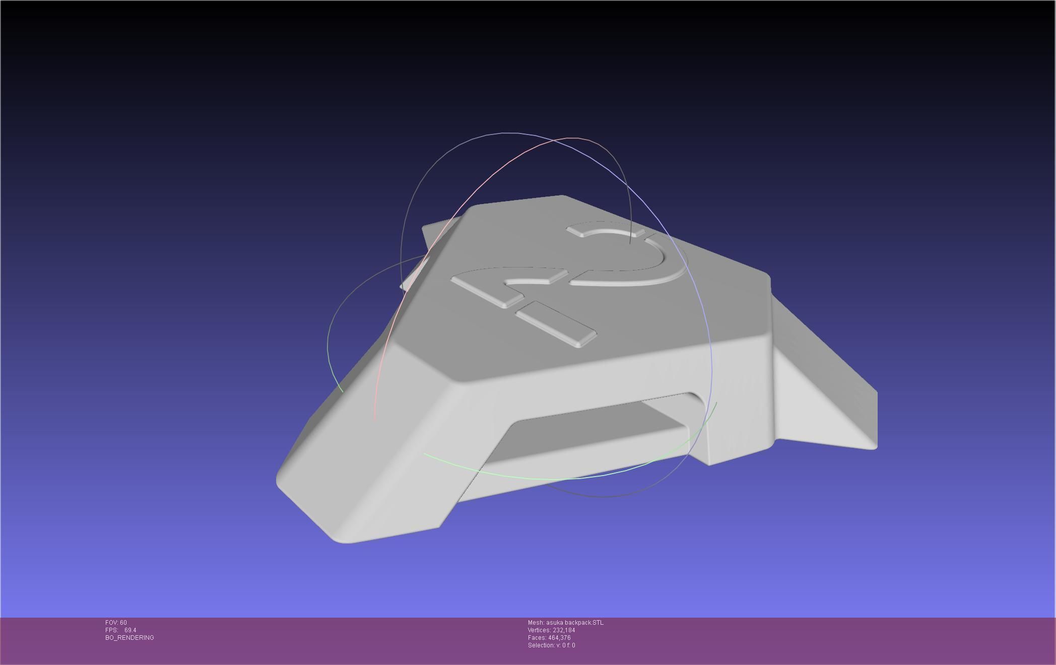 Evangelion Asuka Original Unit 2 Backpack 3D print model_44