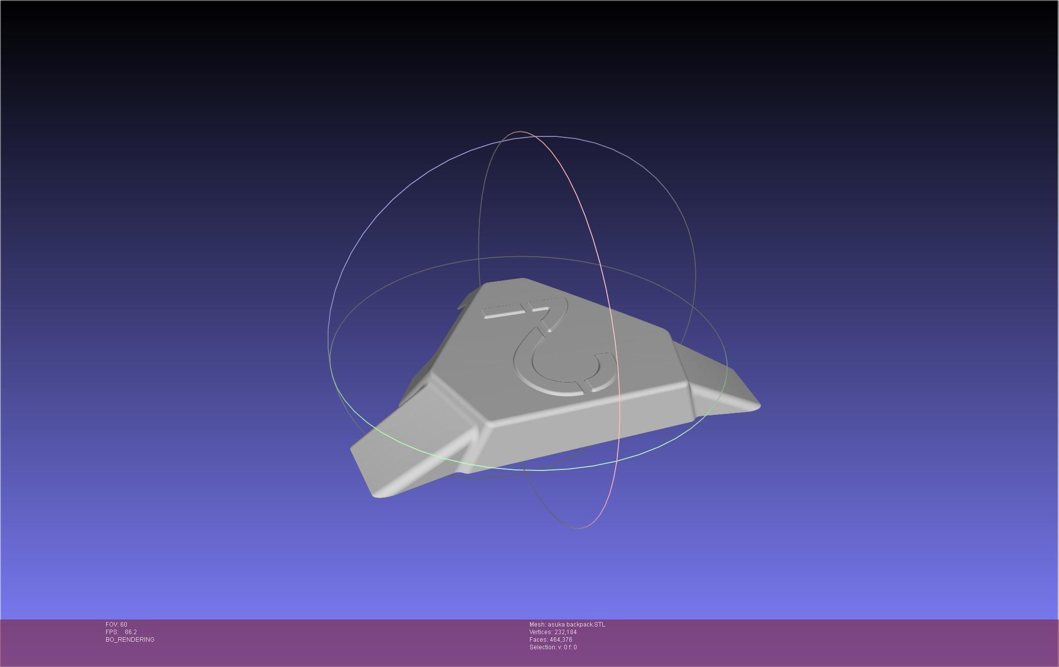 Evangelion Asuka Original Unit 2 Backpack 3D print model_8