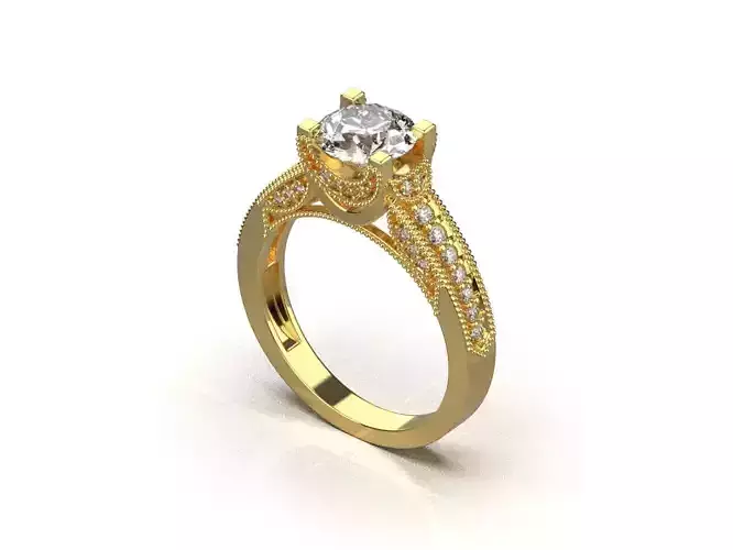 ring code 155 3D print model