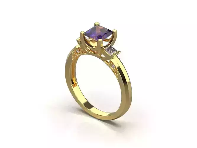 ring code 154 3D print model