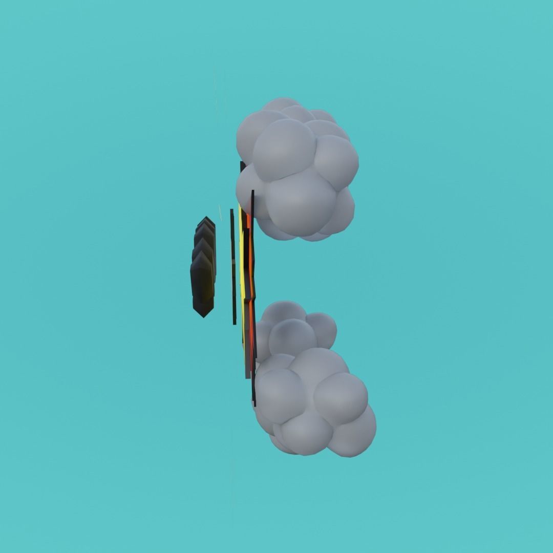 Blam FX for AR animated Low-poly 3D model_4