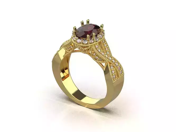 ring code 151 3D print model