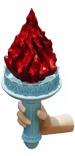 LIBERTY TORCH WALL LAMP