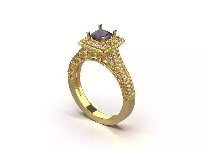 ring code 147 3D print model