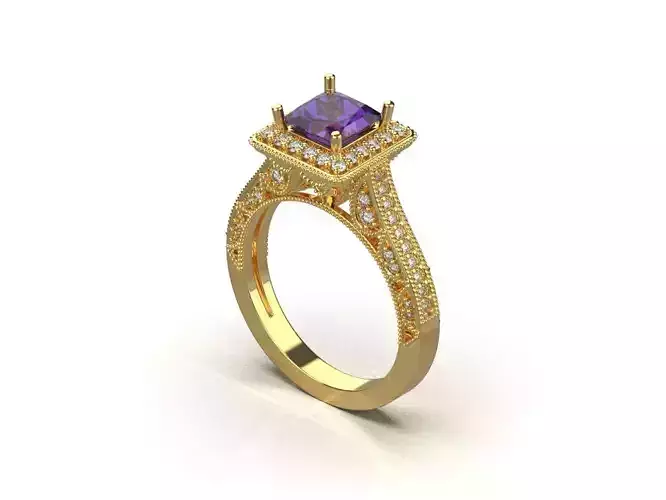 ring code 146 3D print model